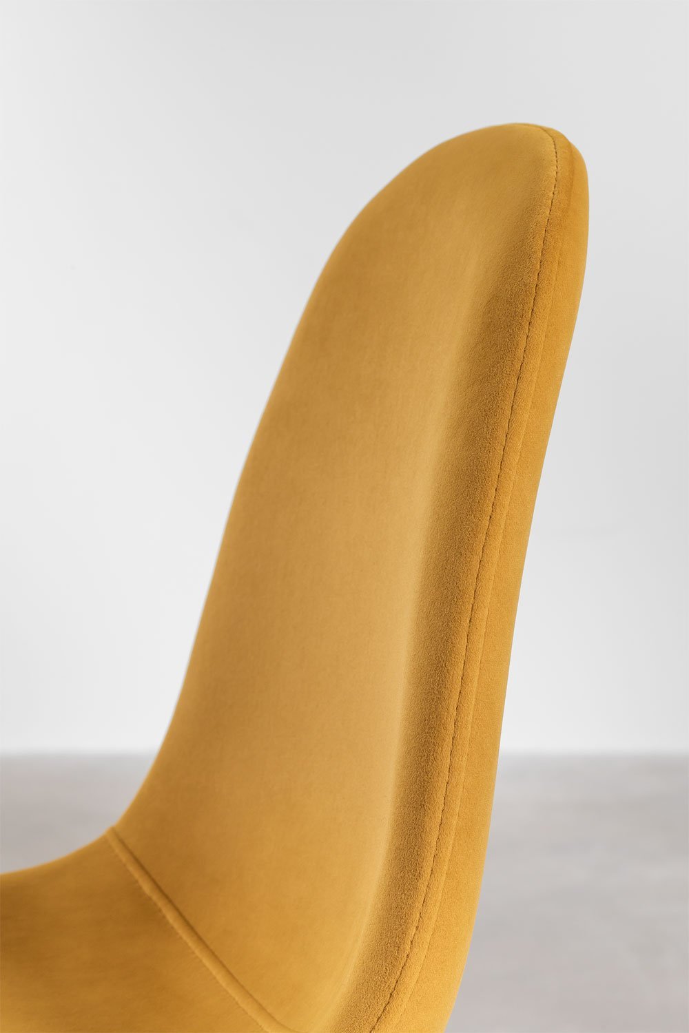 Chaise de salle à manger en velours Glamm, image de la galerie 2