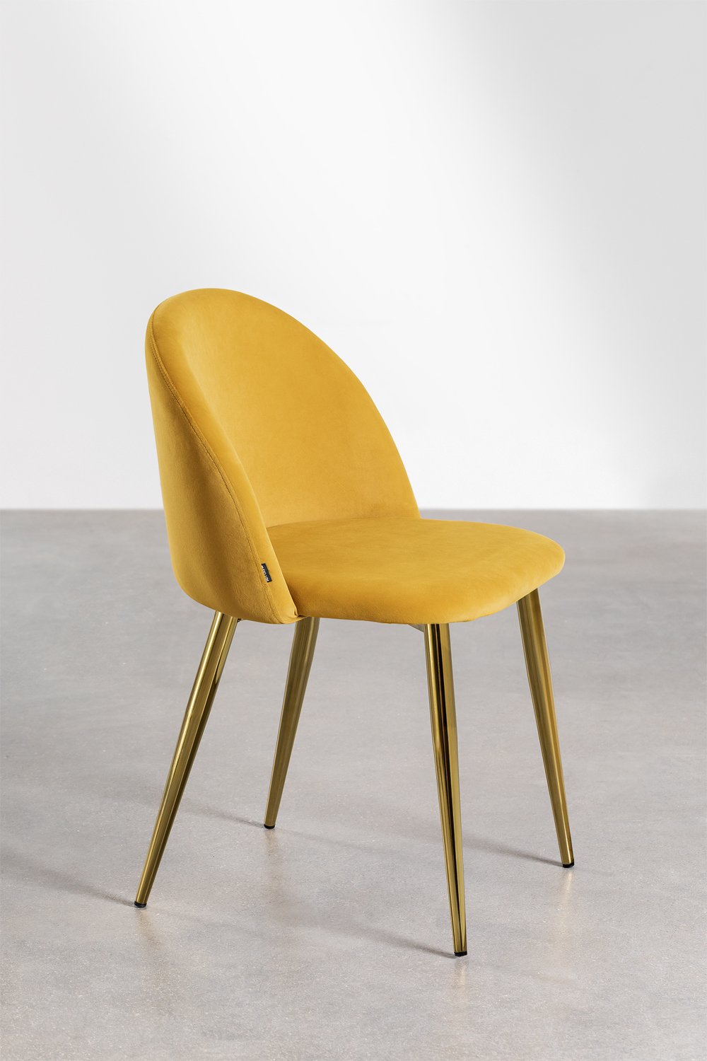 Chaise de salle à manger en velours Kana, image de la galerie 2