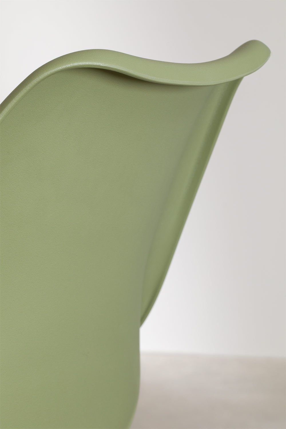 Pack de 2 tabourets hauts 75 cm avec coussin en similicuir Nordic, image de la galerie 4