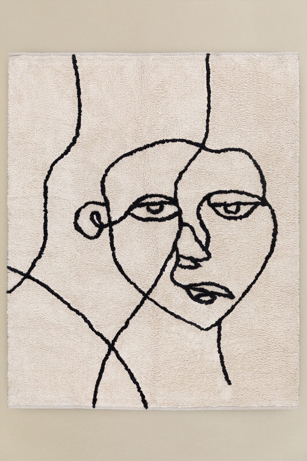 Tapis en coton (180x150 cm) Fasy, image de la galerie 1