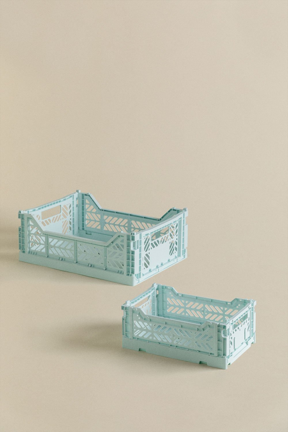 Boîte pliante et empilable en plastique Doli, image de la galerie 3