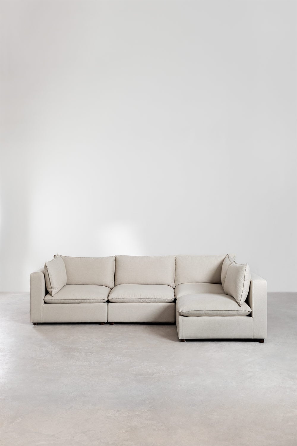 Canapé d'angle modulaire 4 pièces de style Estefan, image de la galerie 4