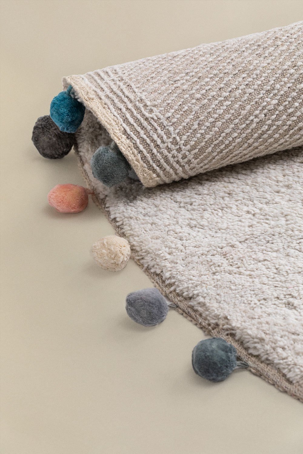 Tapis Rond en Coton (Ø126 cm) Cinder Kids, image de la galerie 4