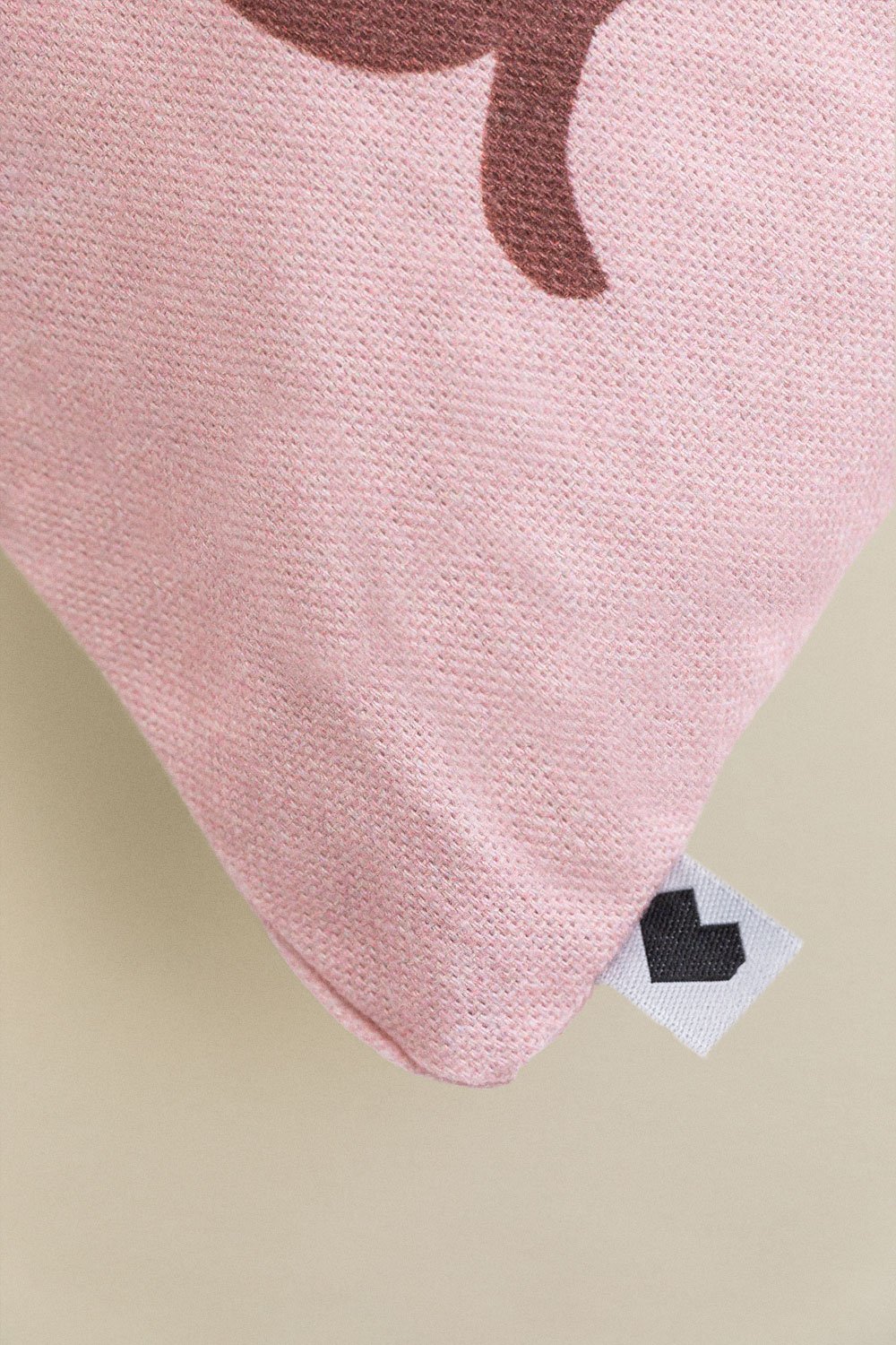 Housse Rectangulaire en  Coton (30x50 cm) Peace & Love, image de la galerie 4