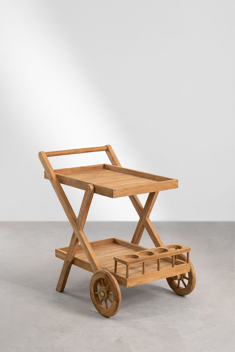 Chariot de jardin en bois Pira - SKLUM