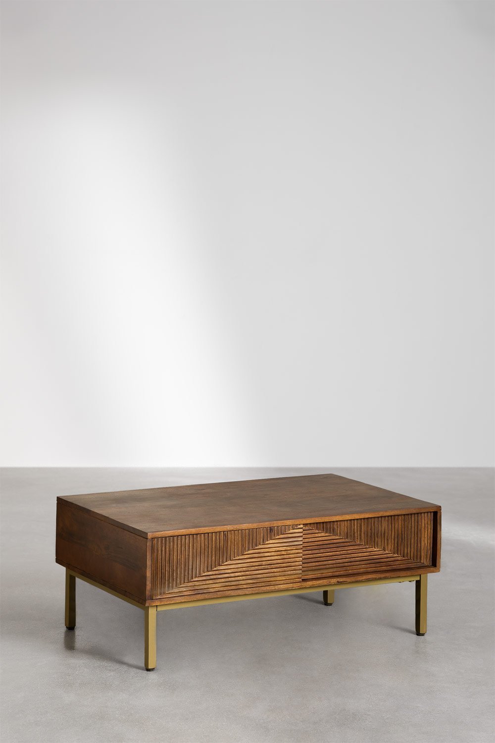 Table basse en bois de manguier Baty, image de la galerie 1