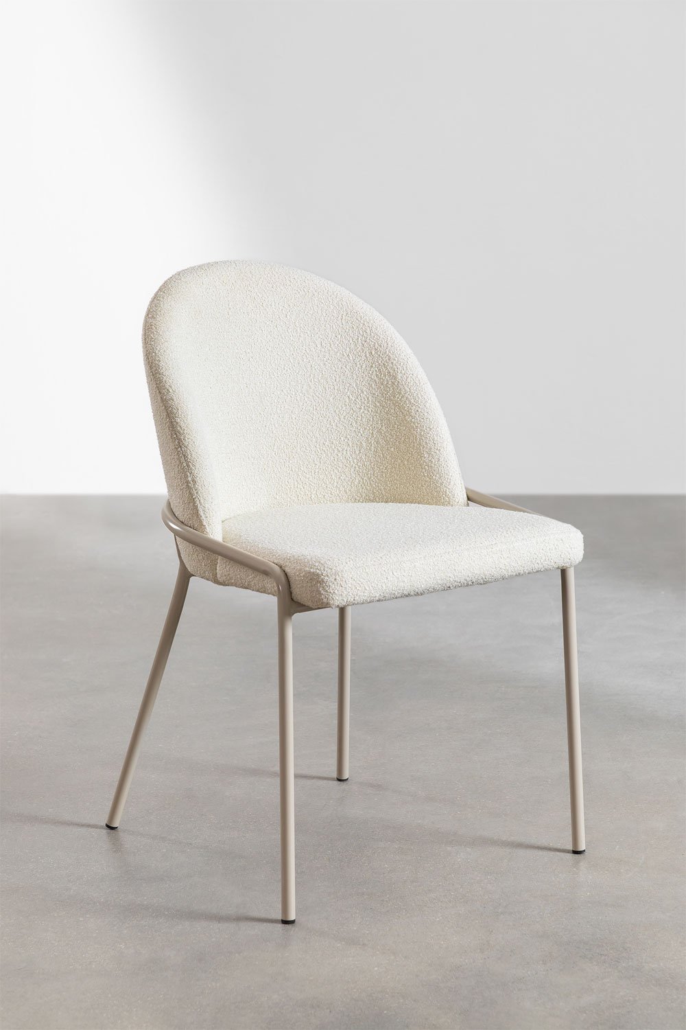 Lot de 4 chaises de salle à manger rembourrées Grolet, image de la galerie 2