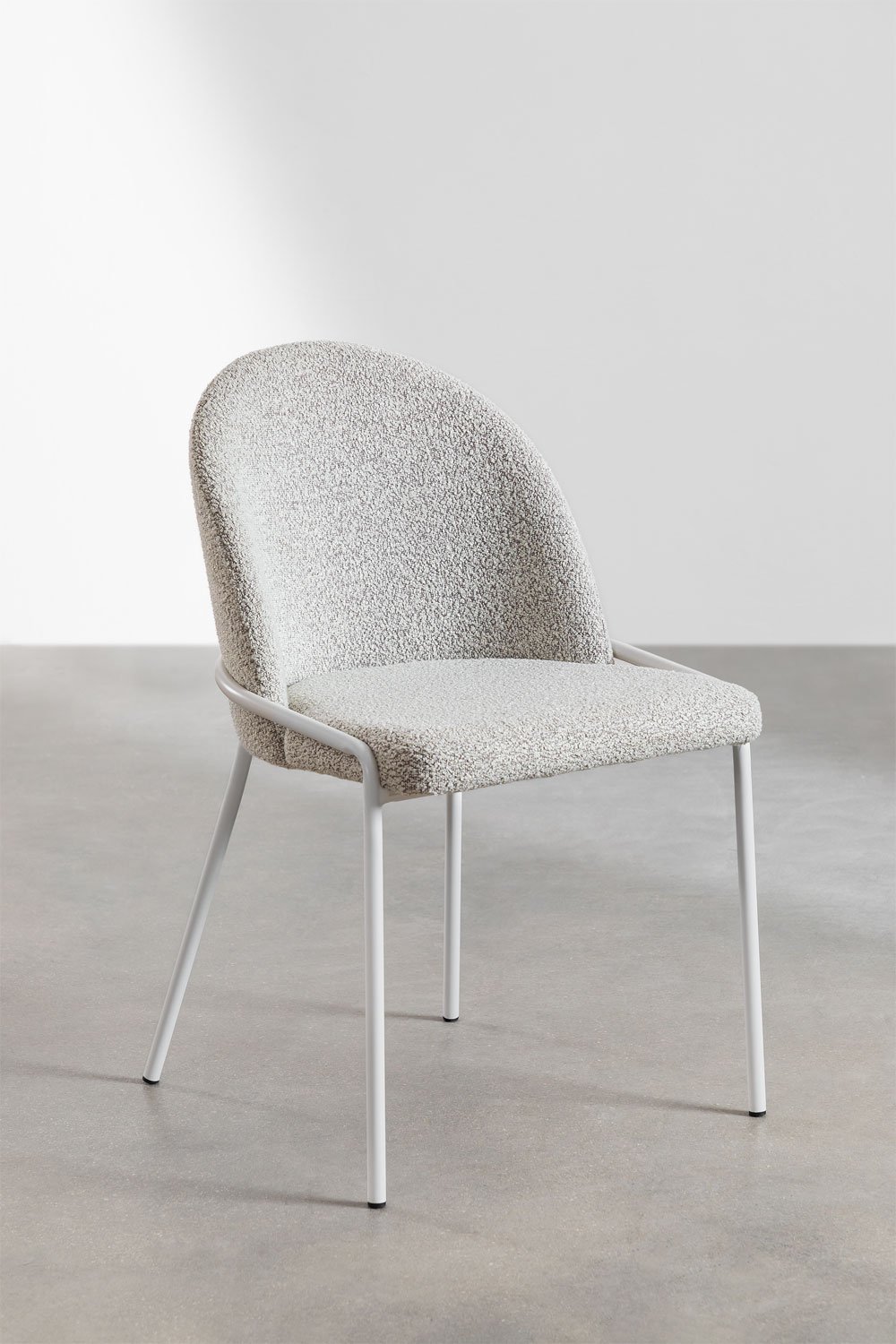 Lot de 4 chaises de salle à manger rembourrées Grolet, image de la galerie 2