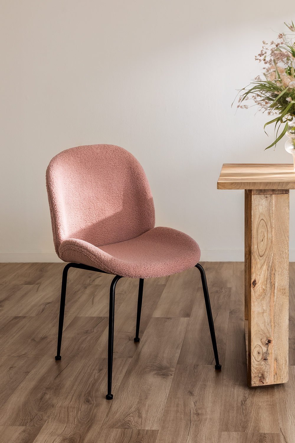 Lot de 2 chaises de salle à manger en chenille Pary, image de la galerie 1