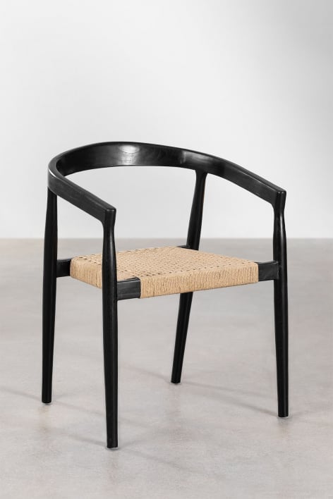 Pack de 4 chaises de salle à manger en bois de teck Visby Design