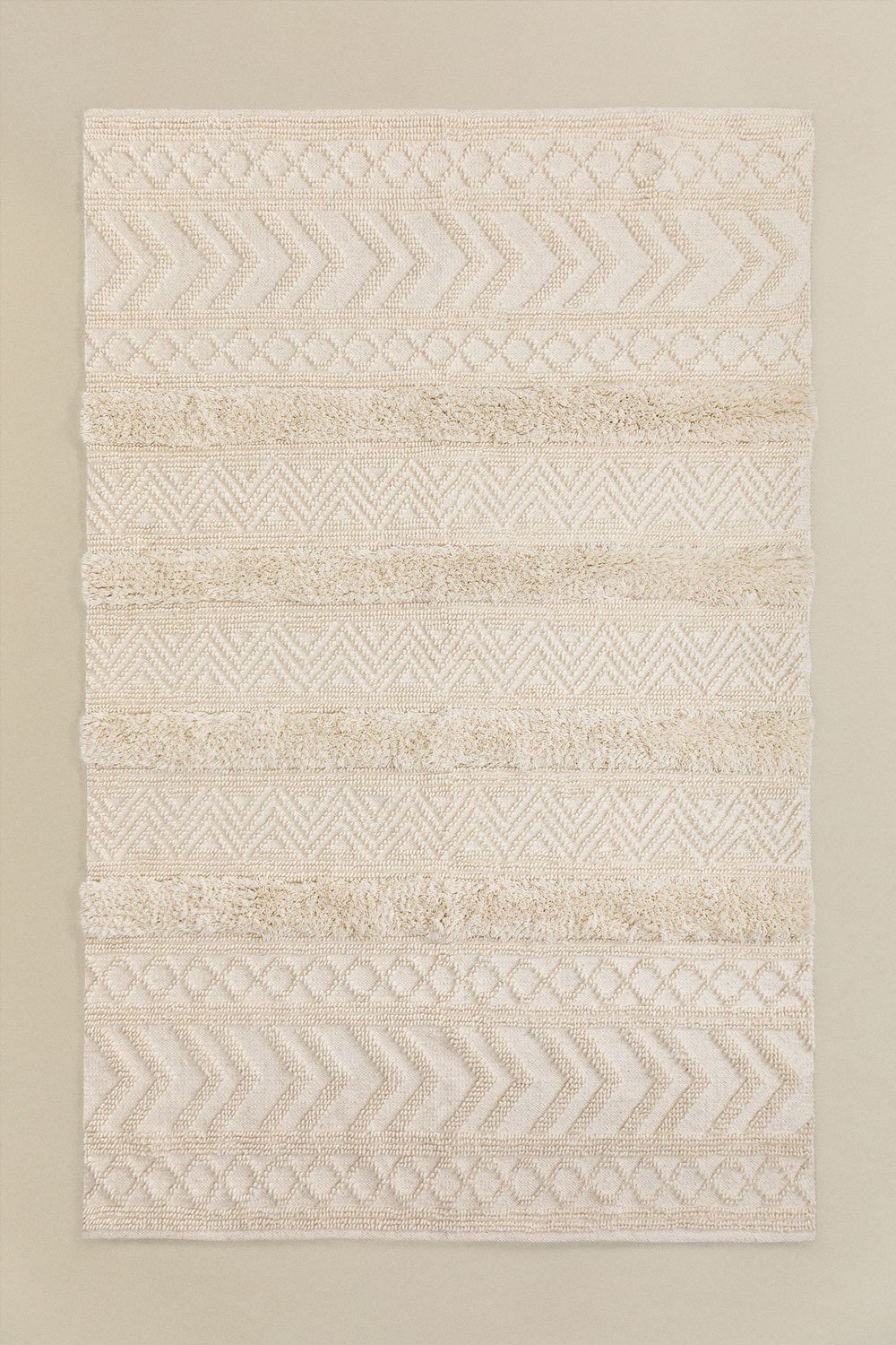 Tapis en laine et coton (255x165 cm) Lissi, image de la galerie 1
