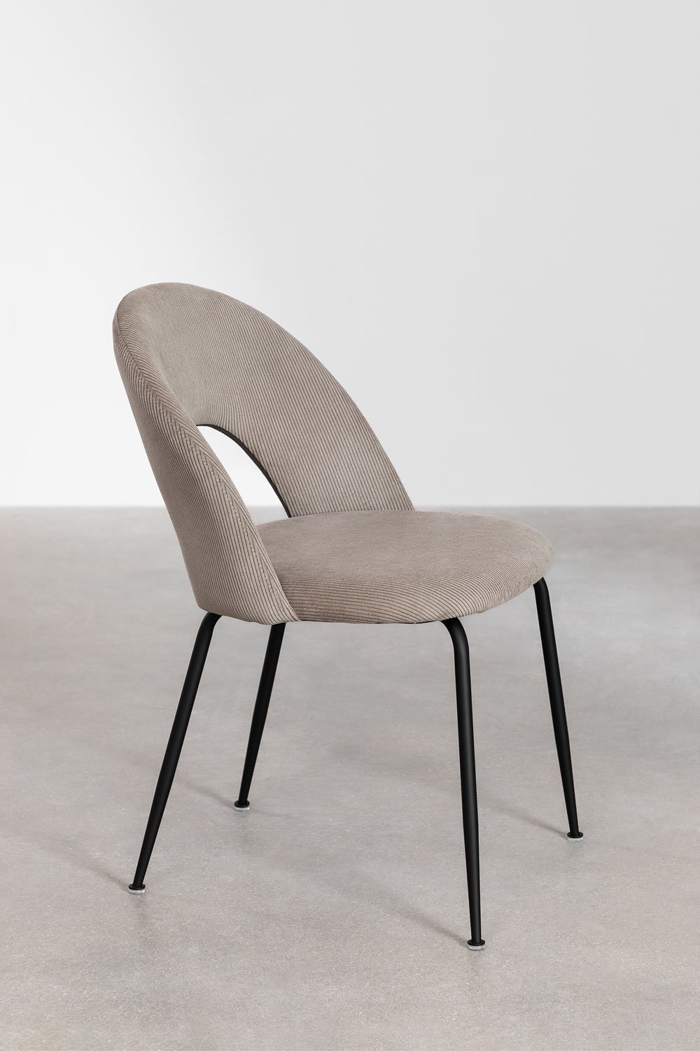 Pack de 4 chaises de salle à manger en velours Glorys    RECONFI, image de la galerie 3