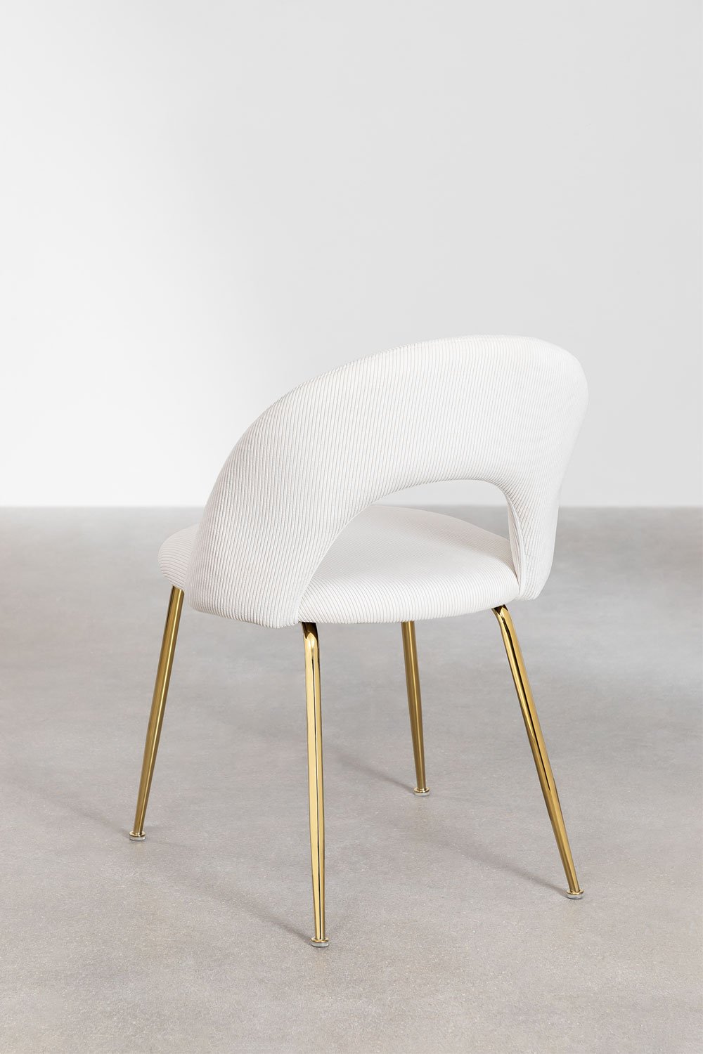 Pack de 4 chaises de salle à manger en velours Glorys    RECONFI, image de la galerie 4