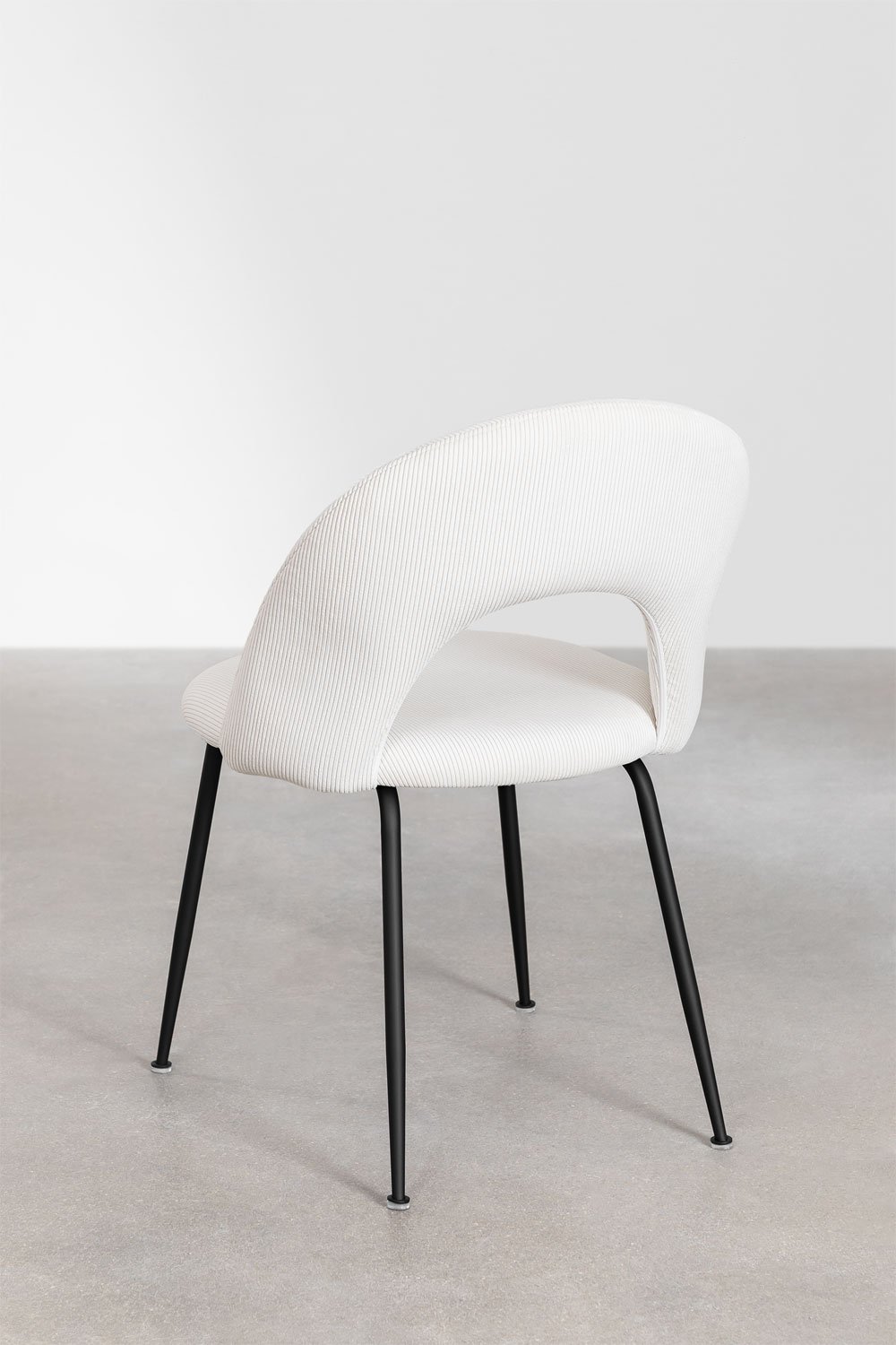 Pack de 4 chaises de salle à manger en velours Glorys    RECONFI, image de la galerie 3