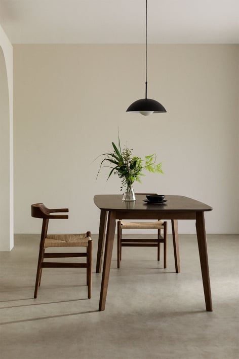 Table rectangulaire en bois (150x90 cm) Elba