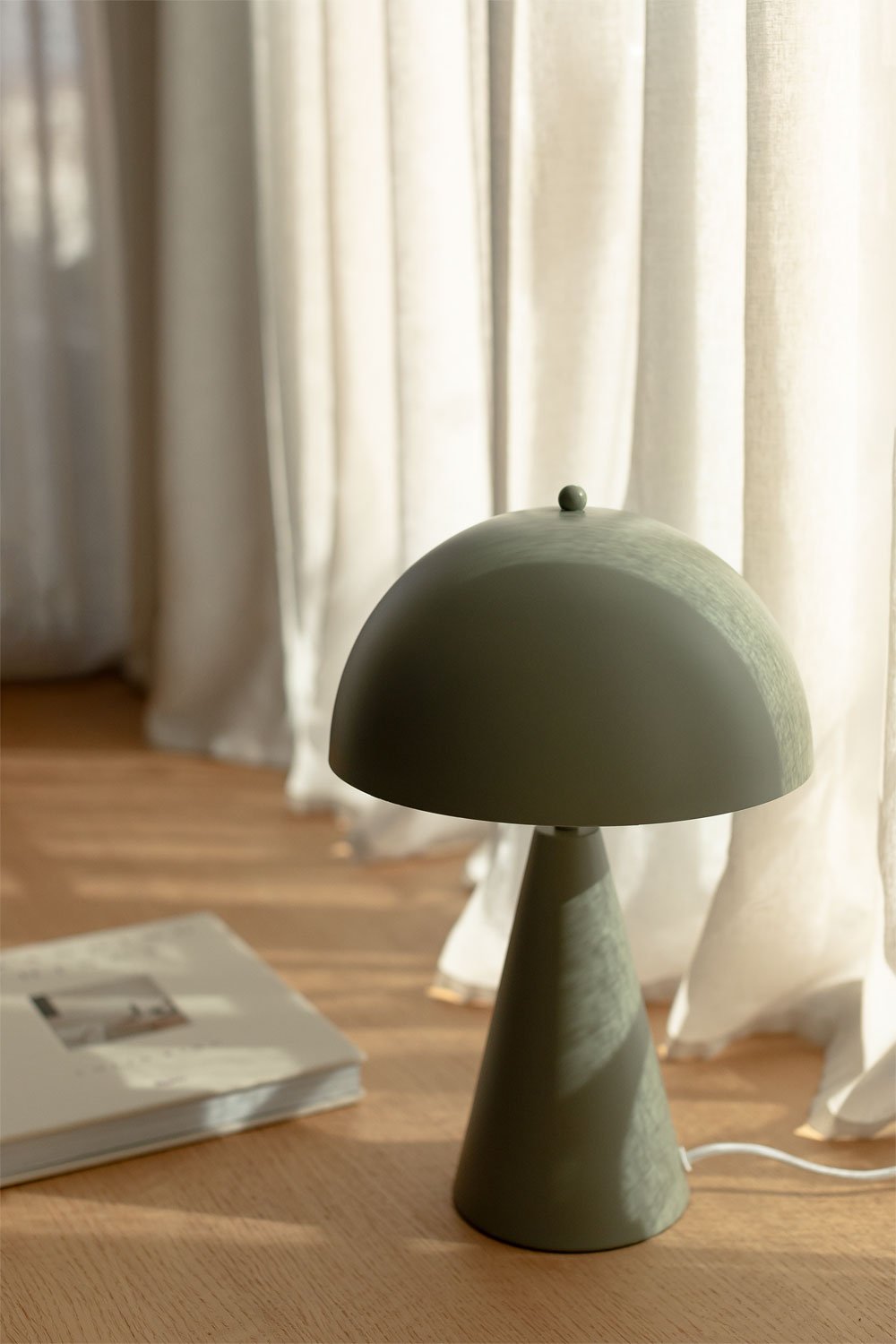 SKAFTET Pied de lampe de table, nickelé, 30 cm - IKEA
