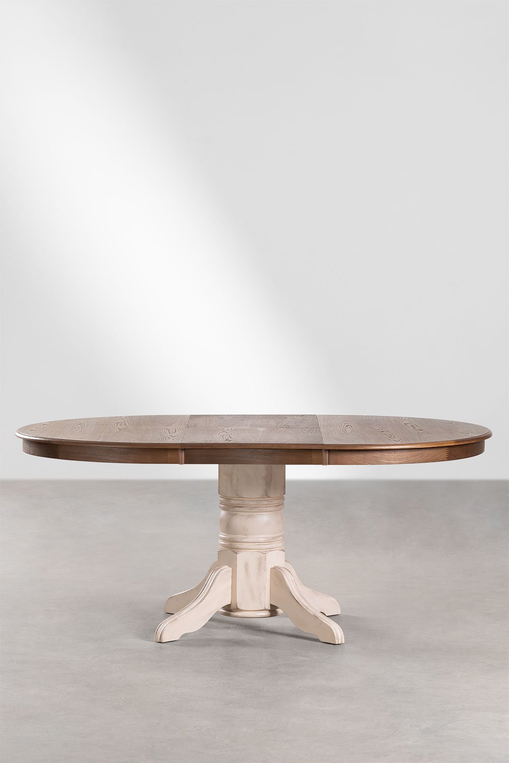 Table à Manger Extensible Ovale en Bois (128-178x120 cm) Ektra, image de la galerie 3