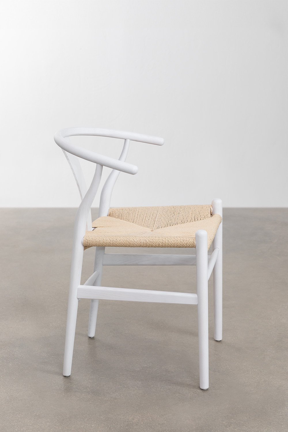 Chaise de salle à manger en bois d'orme Uish Edition, image de la galerie 4