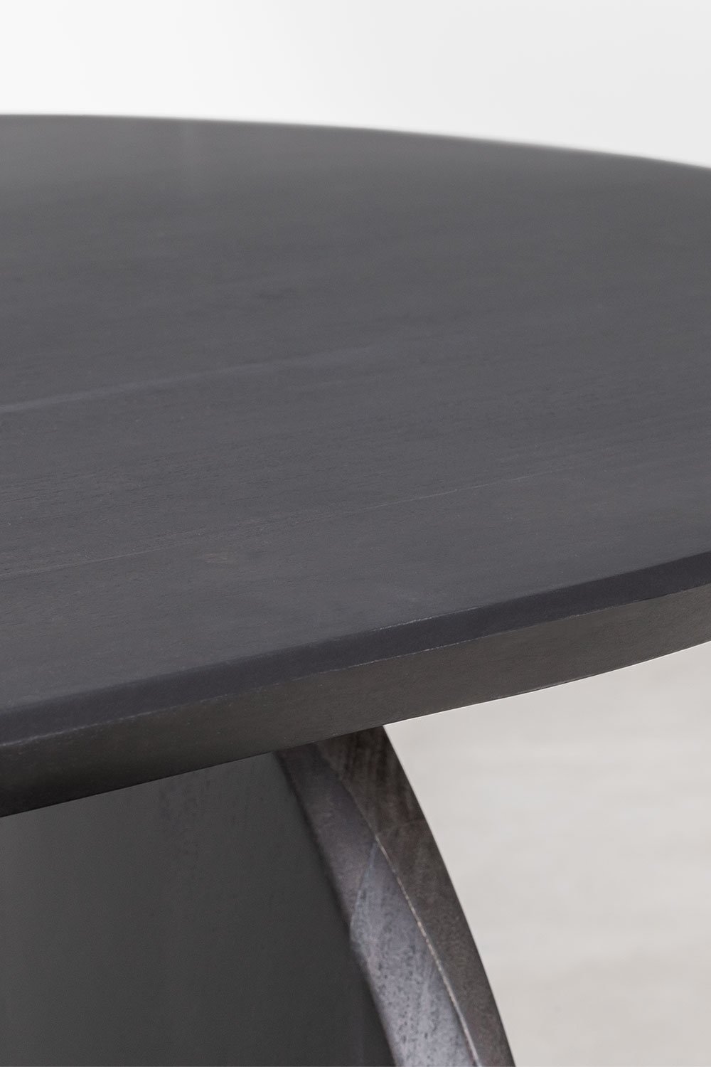 Table à manger ovale en bois d'acacia (200x100 cm) Bedum, image de la galerie 5