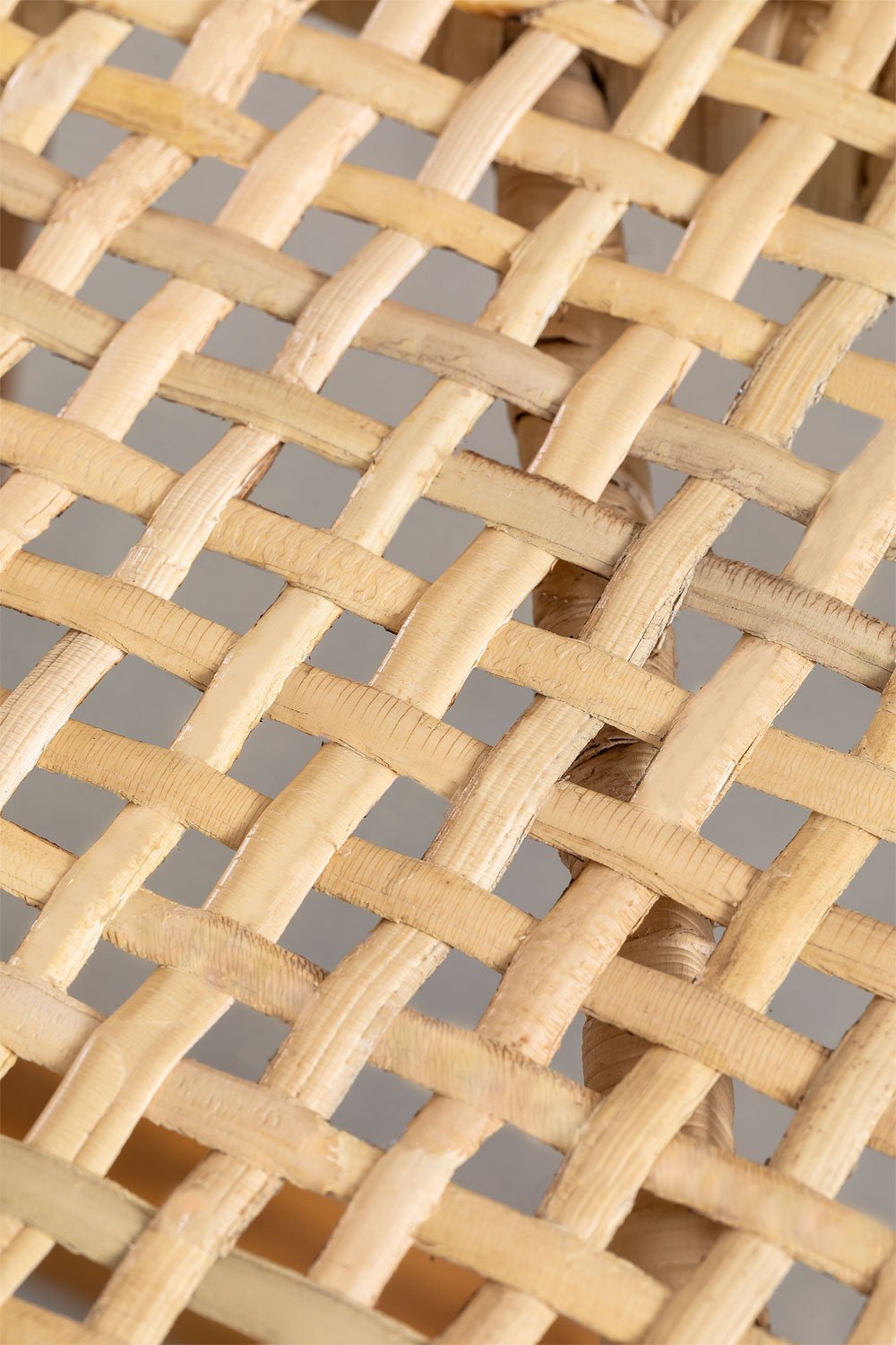 Tabouret de jardin haut 60 cm en bois de teck Catua, image de la galerie 8