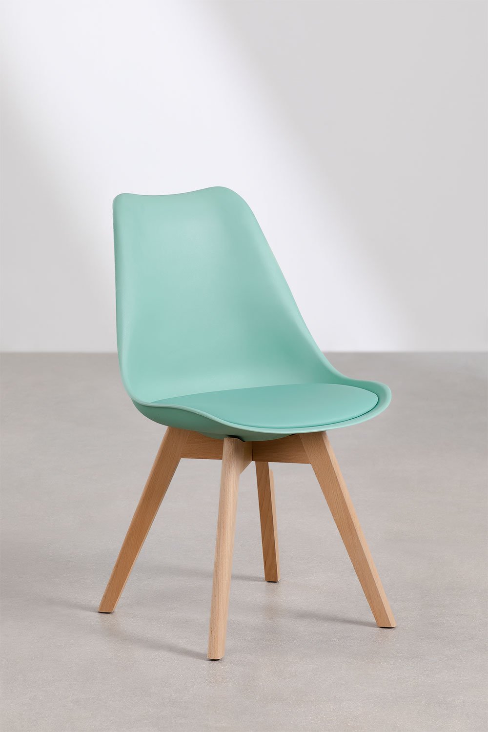 Pack de 4 chaises de salle à manger nordiques   , image de la galerie 1