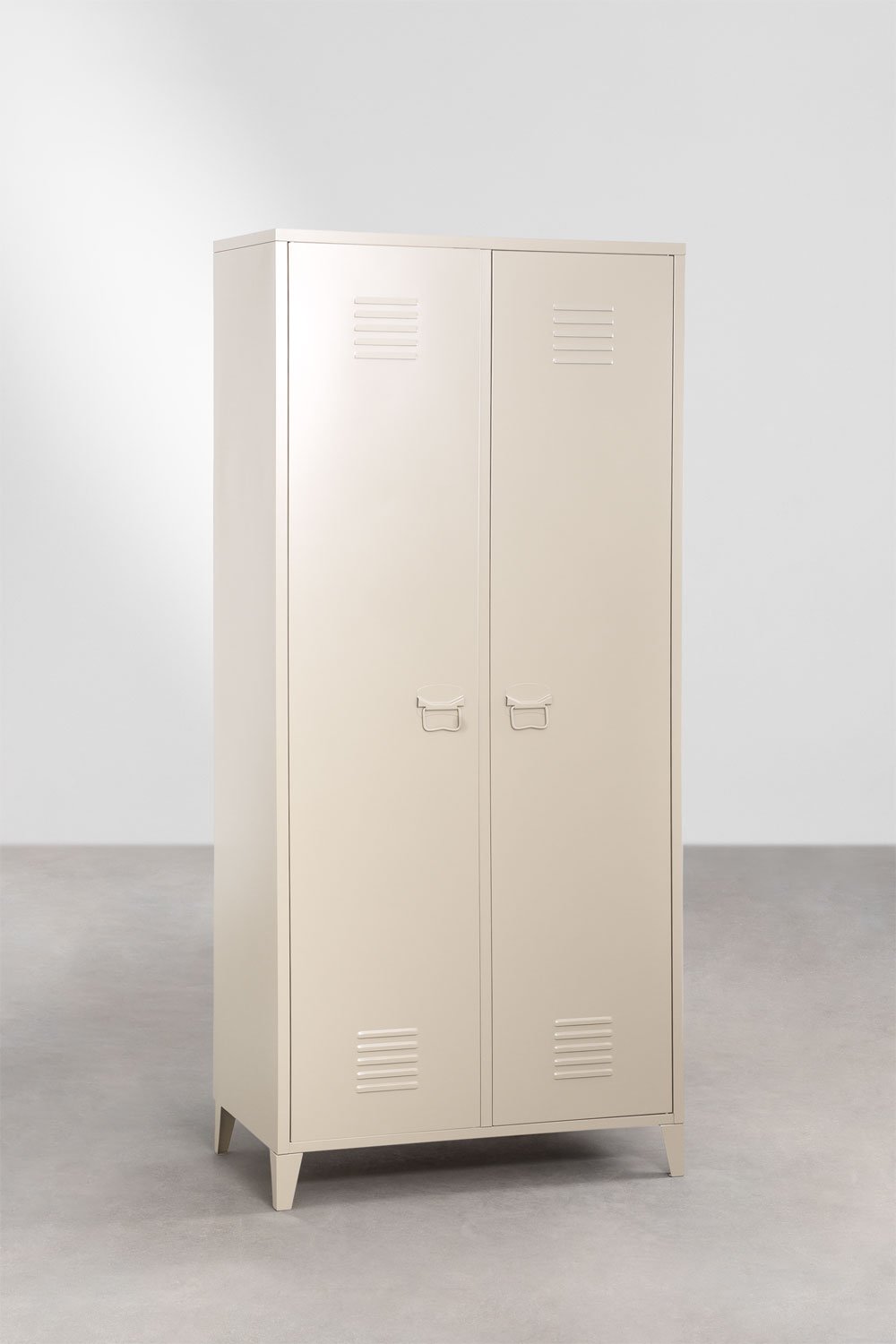 Armoire de casier à 2 portes en acier Pohpli, image de la galerie 1