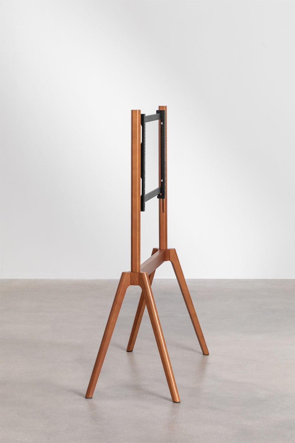 Support TV sur pied en acier et bois Curtiz, image de la galerie 3