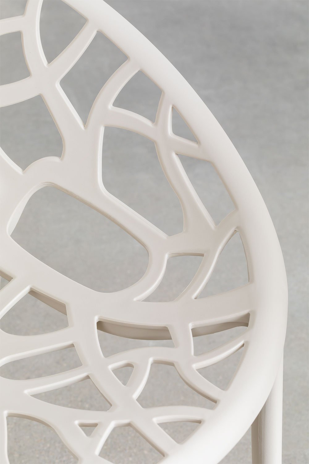 Pack de 4 chaises de jardin empilables en polypropylène Ores, image de la galerie 6