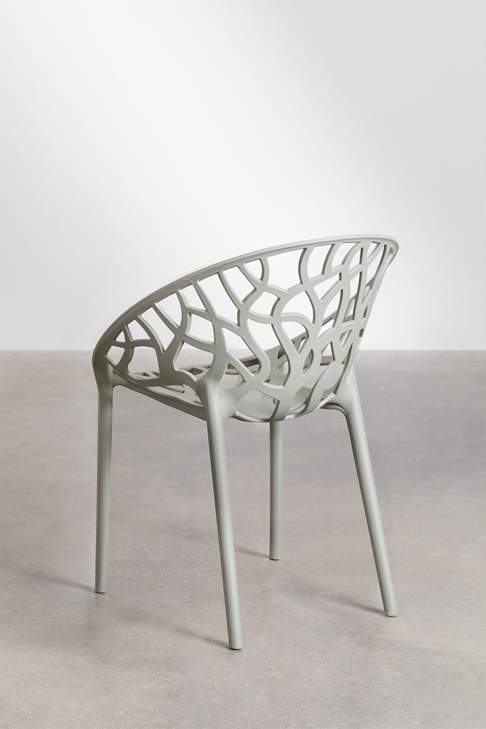 Pack de 2 chaises de salle à manger empilables en polypropylène Ores, image de la galerie 4