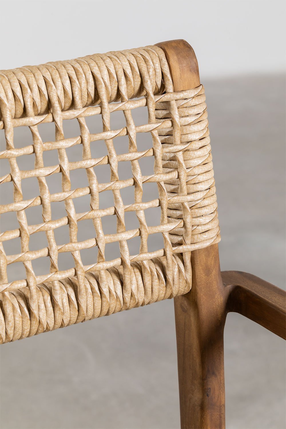 Chaise de salle à manger en teck Orebro, image de la galerie 5