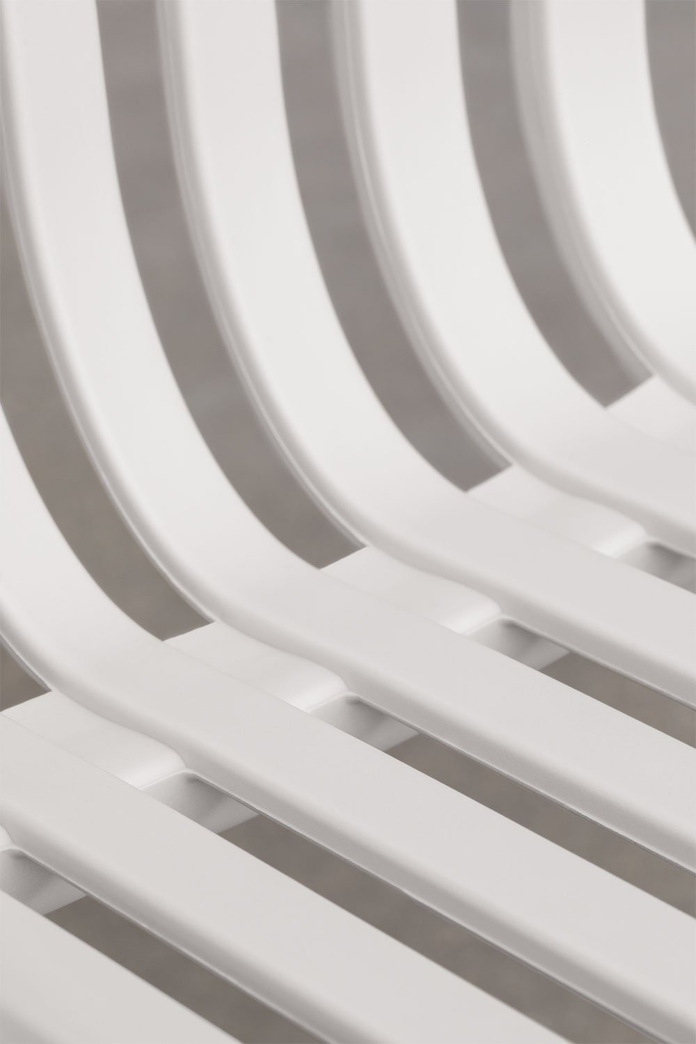 Lot de 4 chaises de jardin Wendell en polypropylène avec accoudoirs, image de la galerie 7