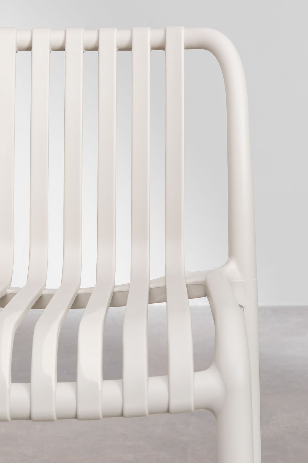 Tabouret de jardin empilable en polypropylène Wendell, image de la galerie 6