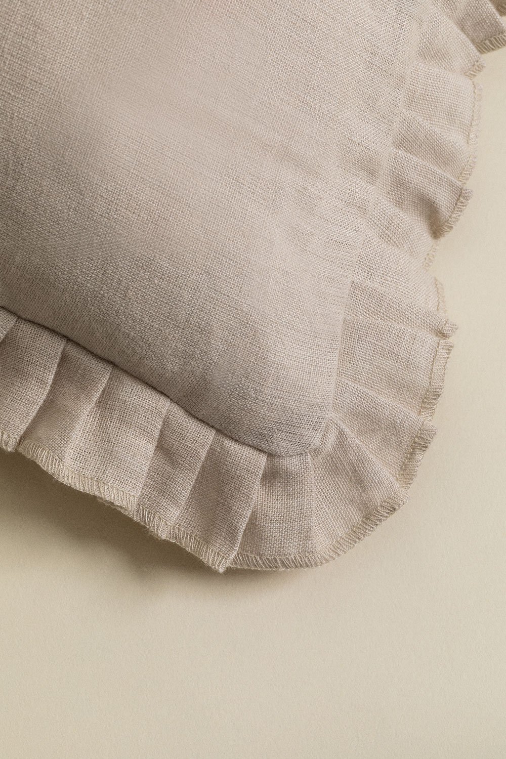 Coussin carré en lin (50x50 cm) Nandrin, image de la galerie 5