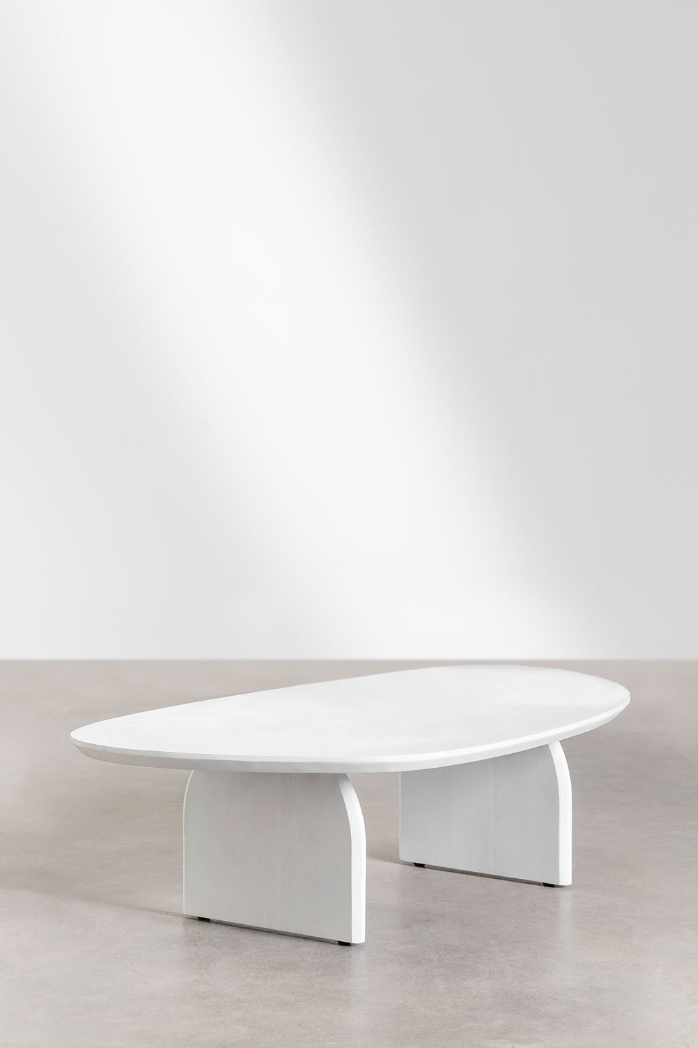 Table basse en bois de manguier (135x80 cm) Bedum, image de la galerie 2