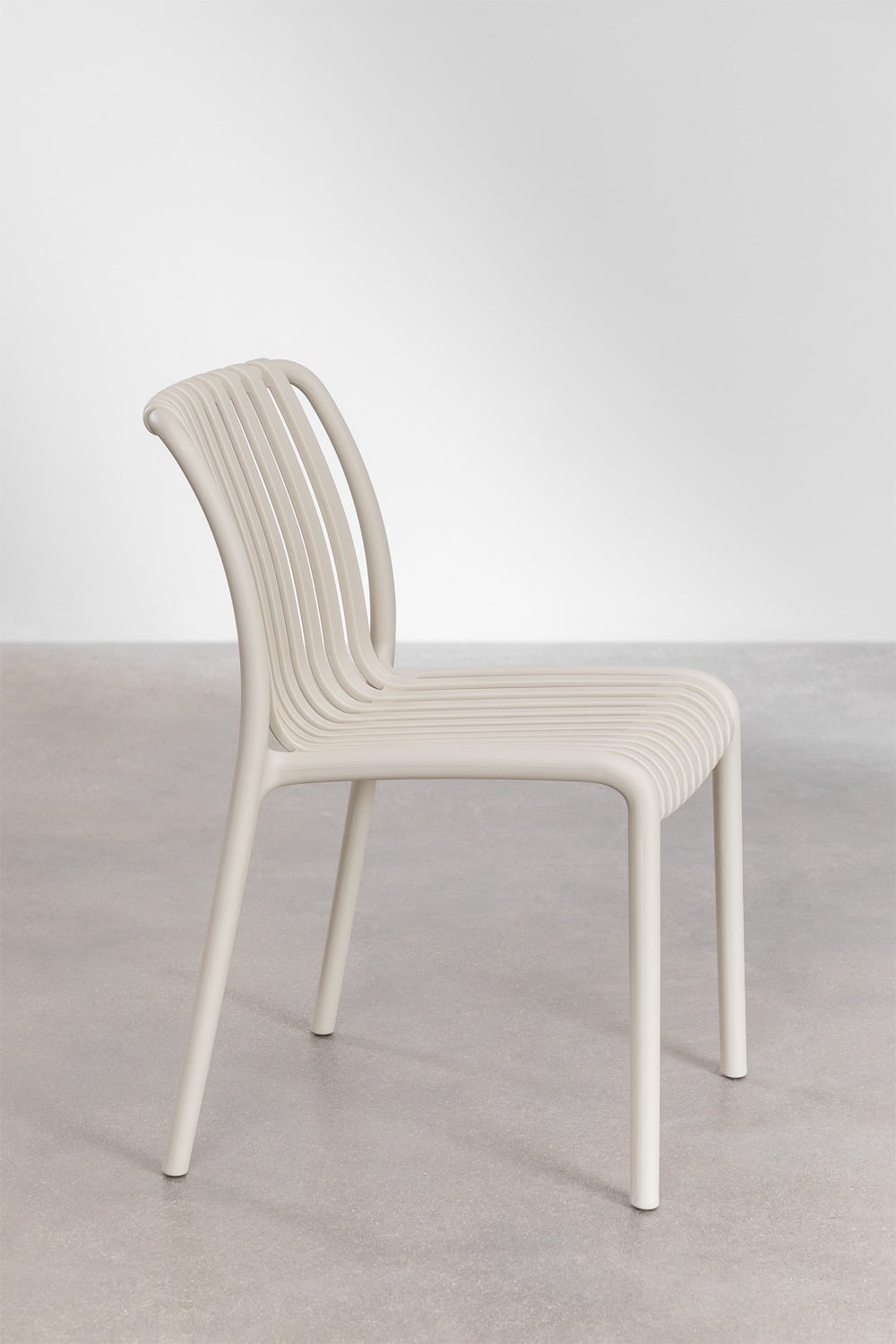 Lot de 2 chaises de jardin empilables en polypropylène Wendell, image de la galerie 3