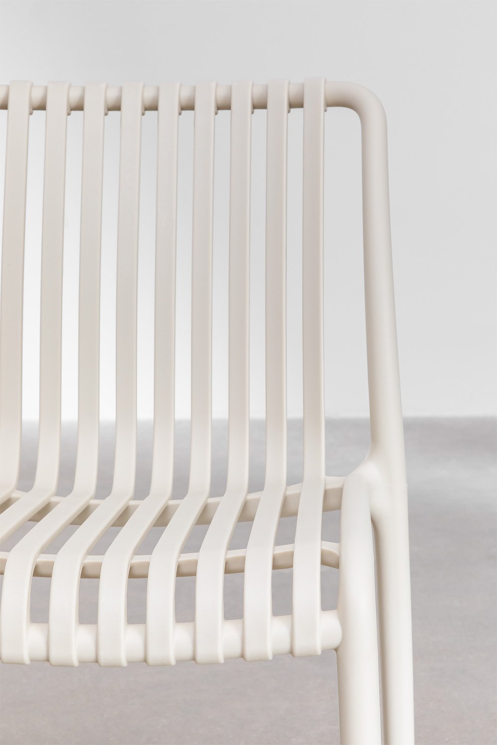 Chaise de salle à manger empilable en polypropylène Wendell, image de la galerie 5