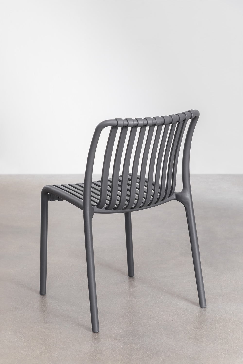 Pack de 2 chaises de salle à manger empilables en polypropylène Wendell, image de la galerie 3