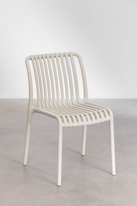 Pack de 2 chaises de salle à manger empilables en polypropylène Wendell
