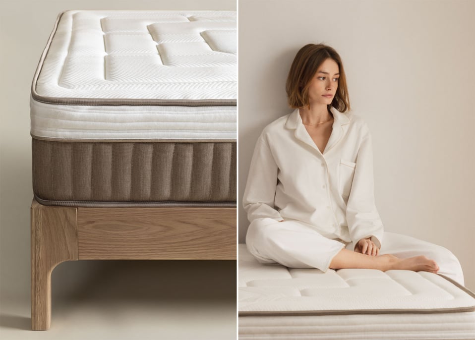 Matelas à ressorts ensachés 150x200 cm Benoite