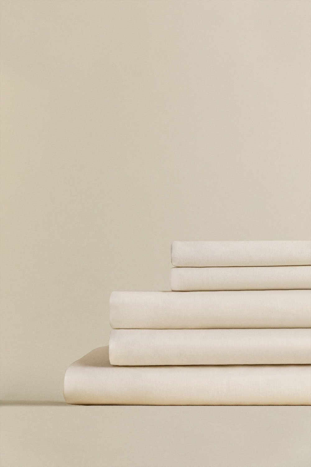 Drap plat en percale de coton 180 fils pour lit de 90 cm Agassi, image de la galerie 6