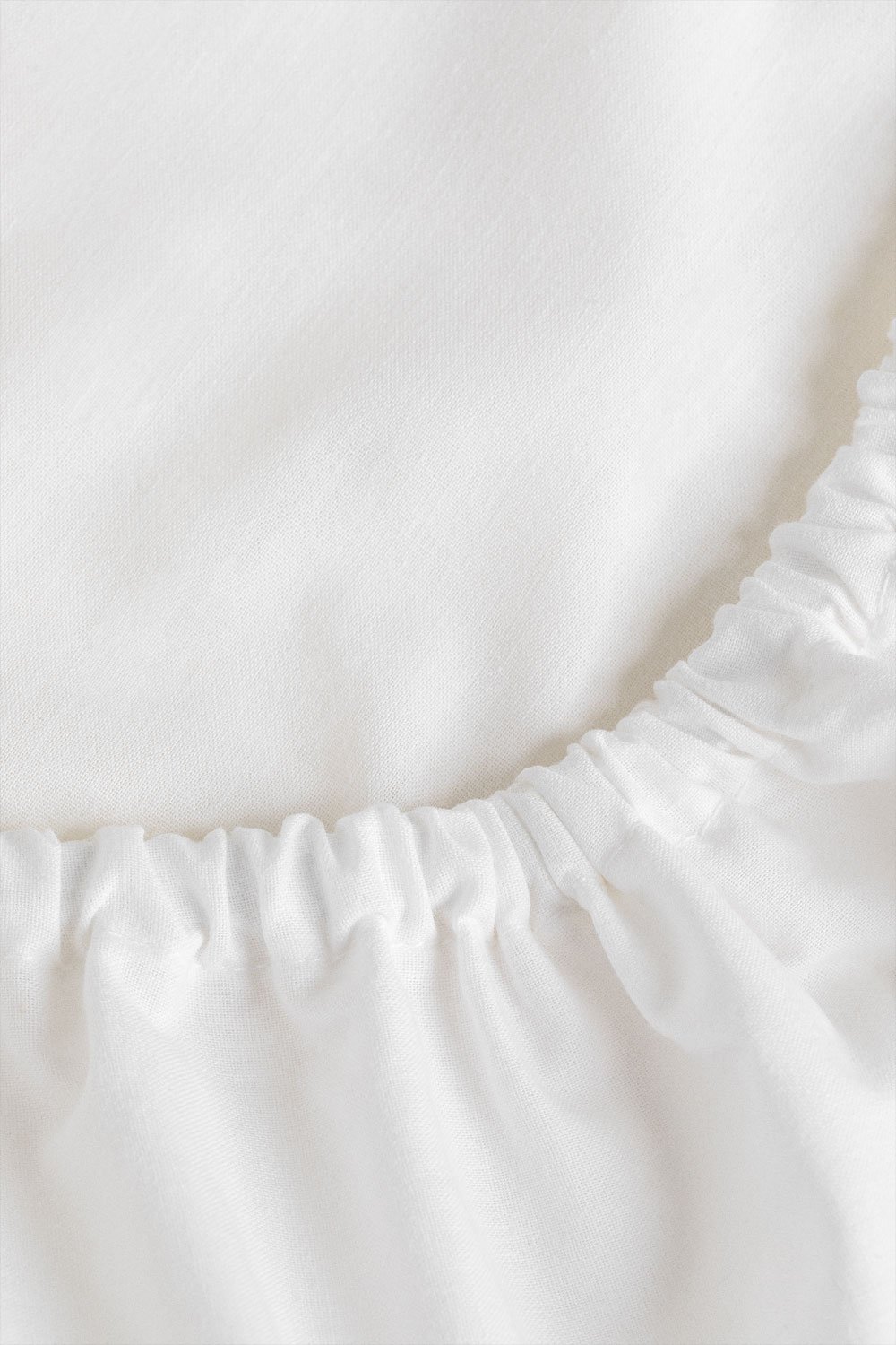 Drap-housse en percale de coton 180 fils Lesia, image de la galerie 3