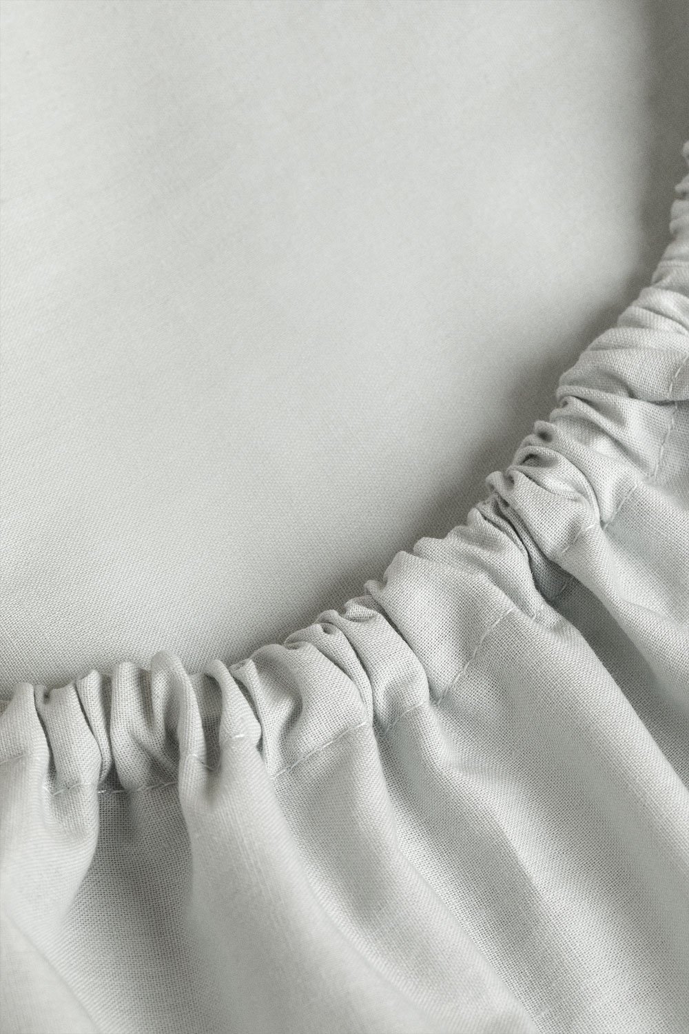 Drap-housse en percale de coton 180 fils pour lit de 90 cm Agassi, image de la galerie 3