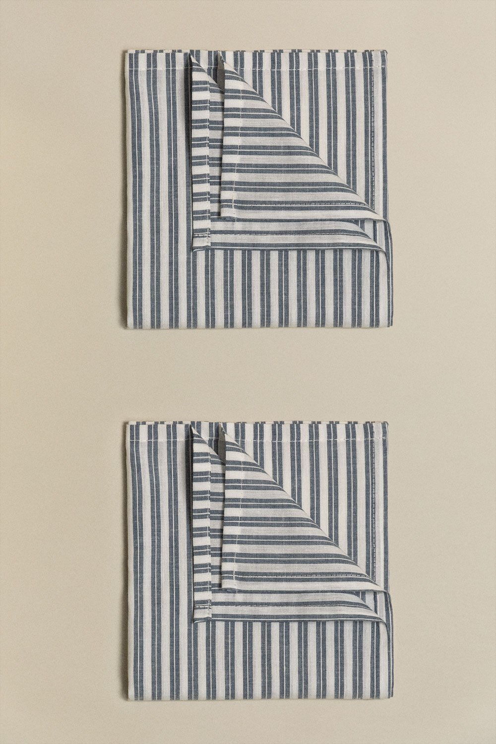 Lot de 2 serviettes en coton Brostil, image de la galerie 1