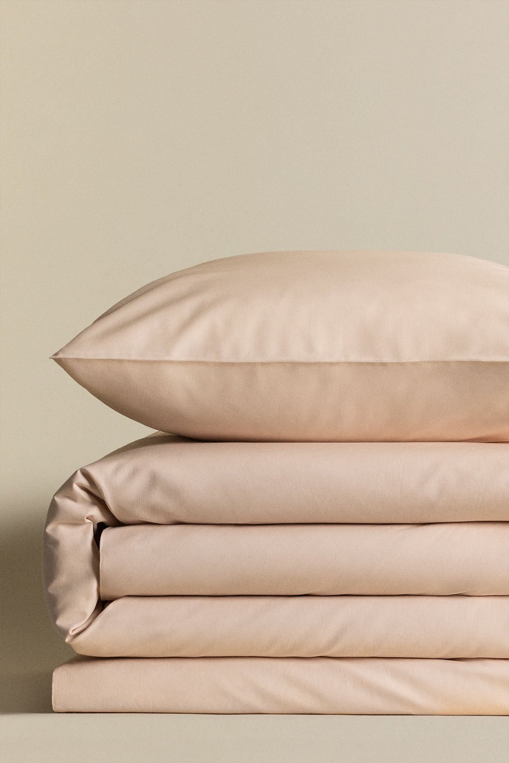 Taie d'oreiller en percale de coton 180 fils Agassi, image de la galerie 7