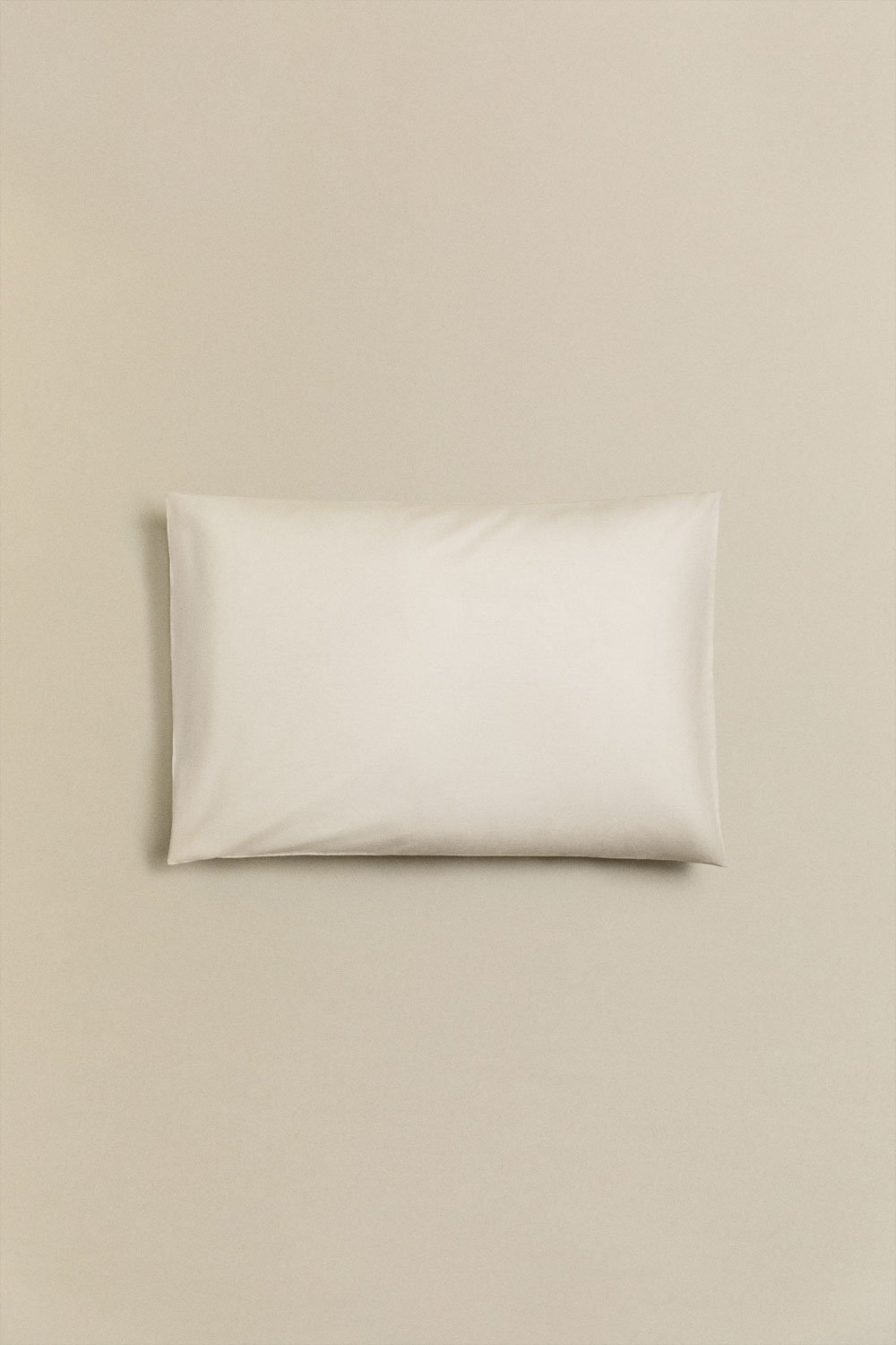 Taie d'oreiller en percale de coton 180 fils Agassi, image de la galerie 2