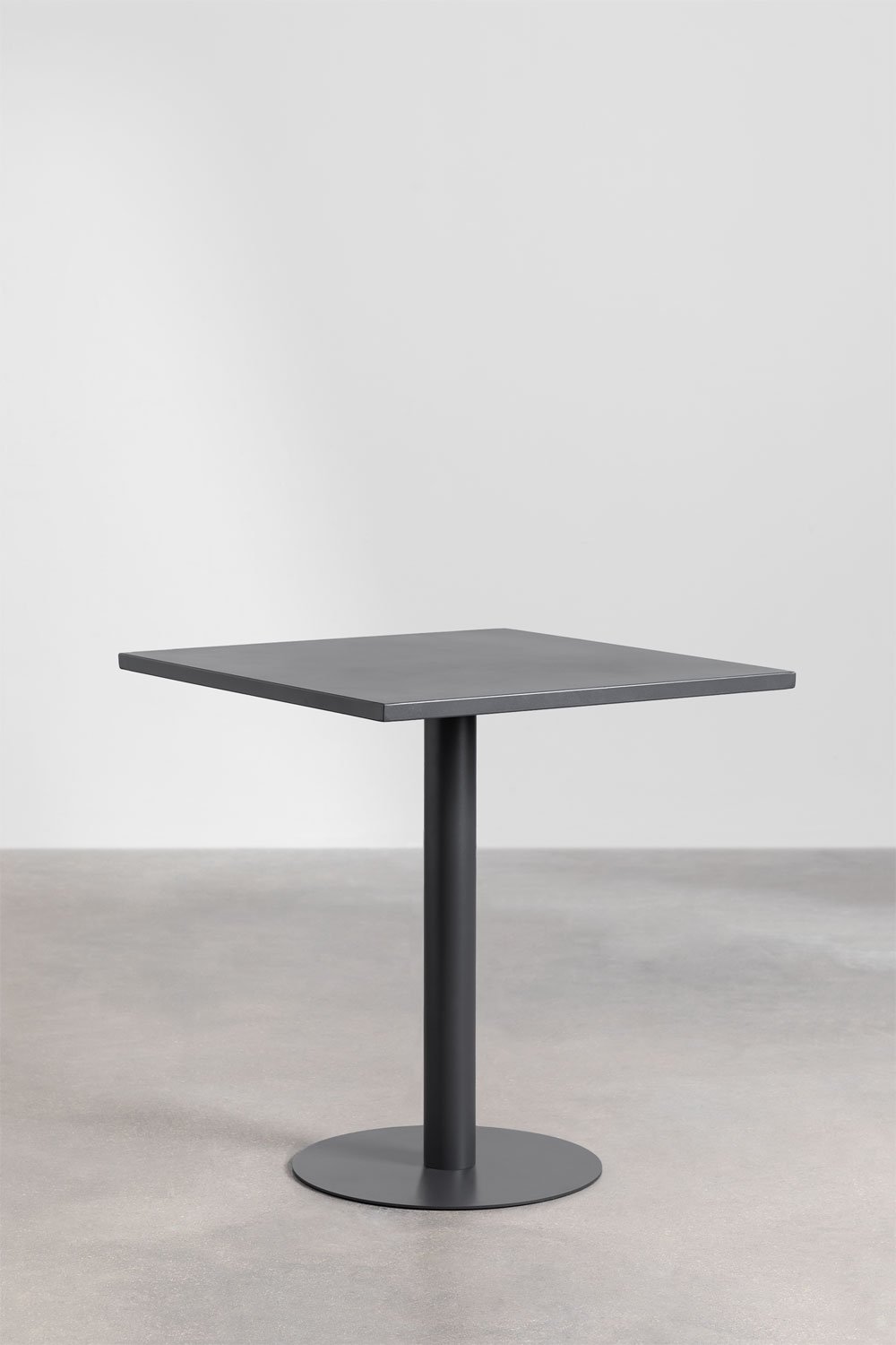 Table de jardin carrée en métal (70x70 cm) Mizzi, image de la galerie 2