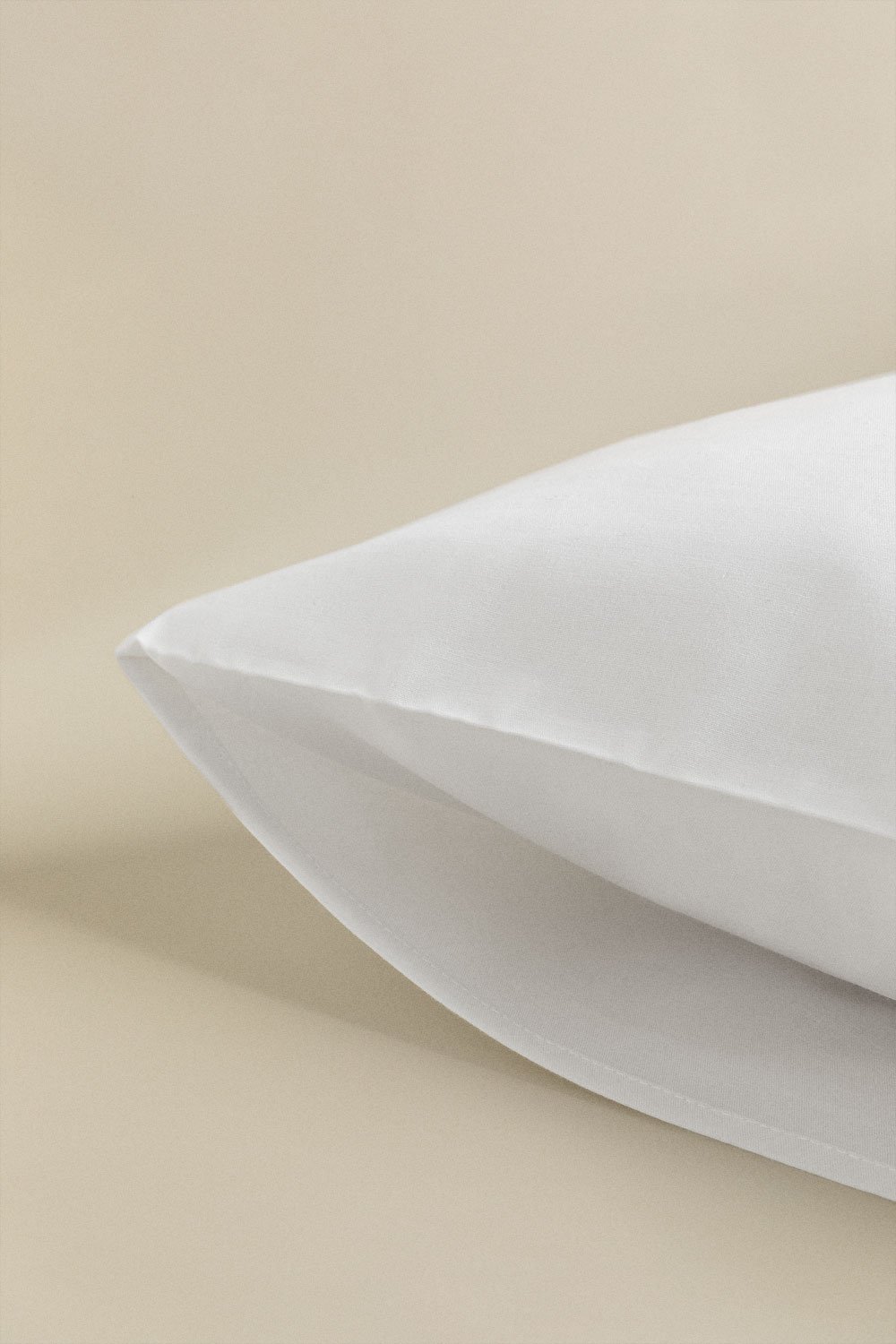 Lot de 2 taies d'oreiller en percale de coton Lesia 180 fils, image de la galerie 3