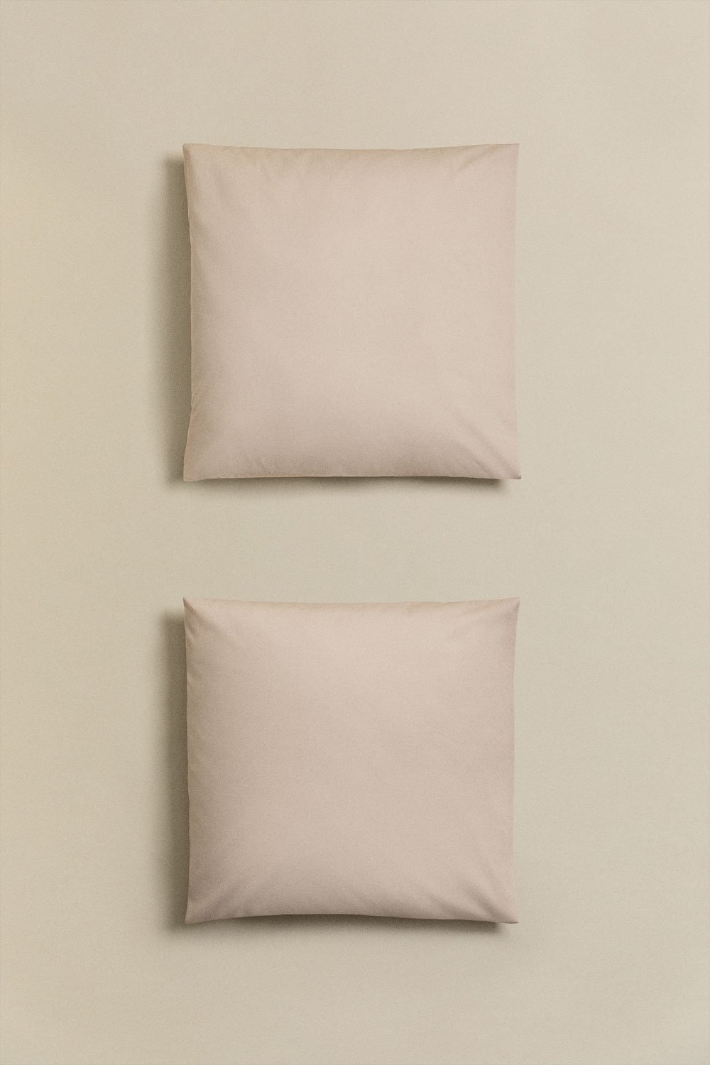 Lot de 2 taies d'oreiller en percale de coton Lesia 180 fils, image de la galerie 2