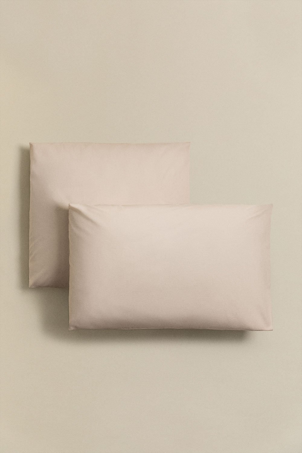 Lot de 2 taies d'oreiller en percale de coton Lesia 180 fils, image de la galerie 6