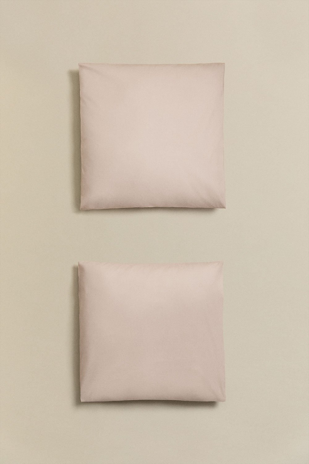 Lot de 2 taies d'oreiller en percale de coton Lesia 180 fils, image de la galerie 2